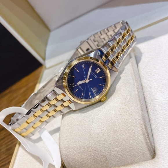***SOLD*** Citizen Corso Eco-Drive Blue Dial Two-tone Ladies Watch EW2294-53L - Picture 7 of 11